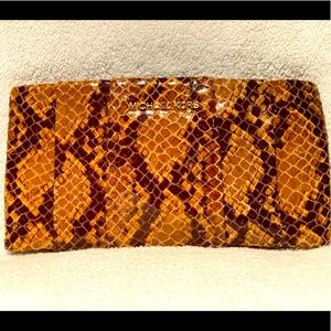 NTW Michael Kors animal print clutch with strap